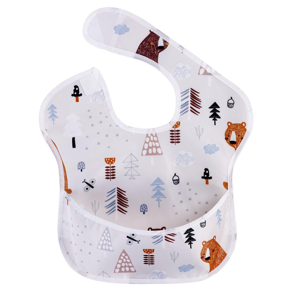 Waterproof Baby Bib with Food Catcher